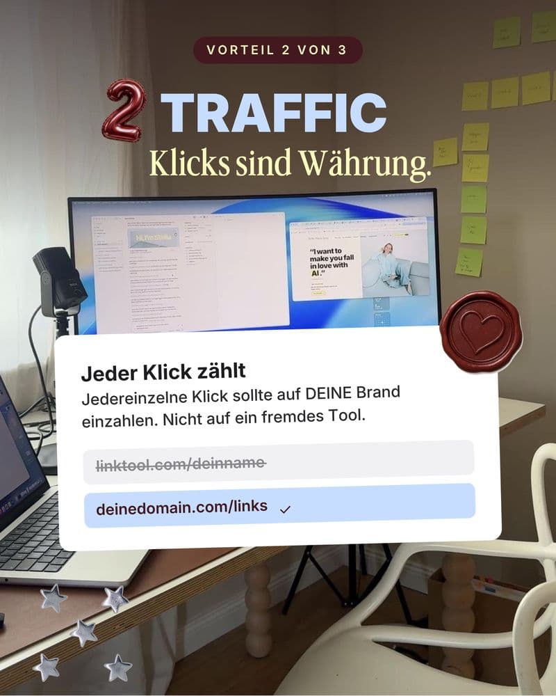 3 Gründe, deine Link in Bio selbst zu bauen, Slide 5 von 7