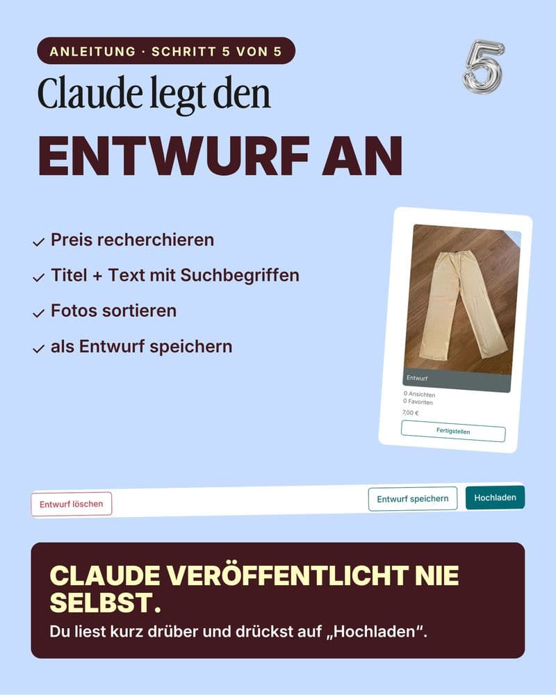 Mein Vinted-Agent, Slide 6 von 7